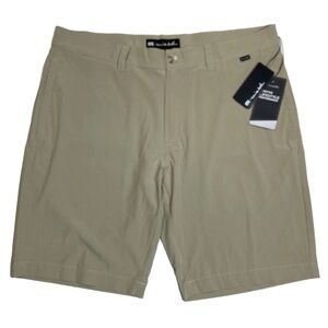 Travis Mathew Carlsbad Shorts Golf Shorts Size 36 light Khaki - New $79.95